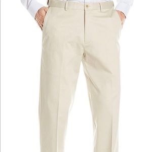 Haggar Men's No-Iron Plain-Front Pant NEVER WORN